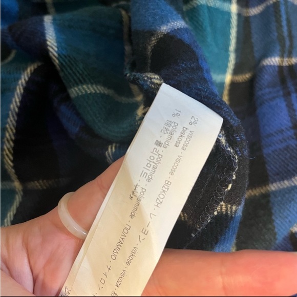 Zara Oversized Plaid Button Down Overshirt/Flannel - Picture 3 of 7